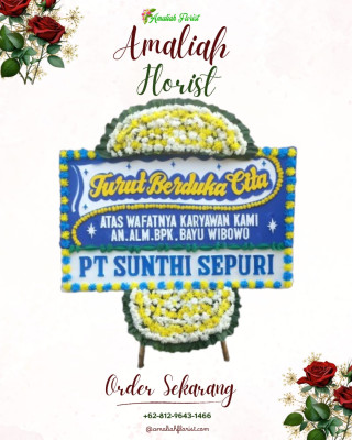 Papan Bunga Duka di Peusar